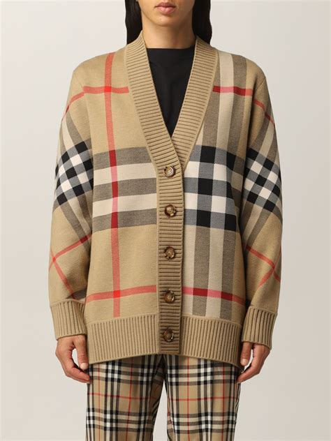 plaid burberry cardigan|burberry store online.